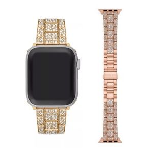 Michael Kors Apple Watch® Pavé Crystal Stainless Steel Bracelet, Rose Gold $225